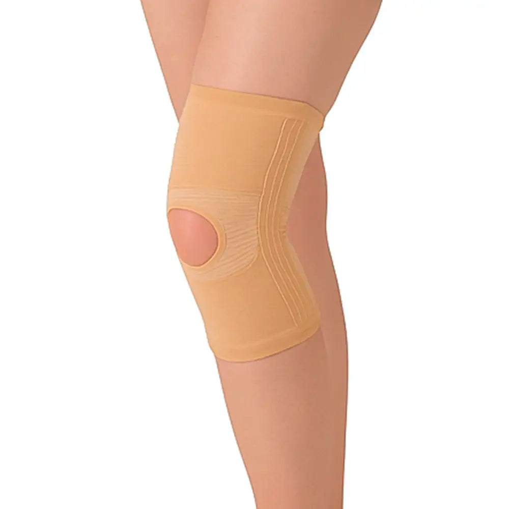 Manga para rodilla con varilla flexible (abierta)