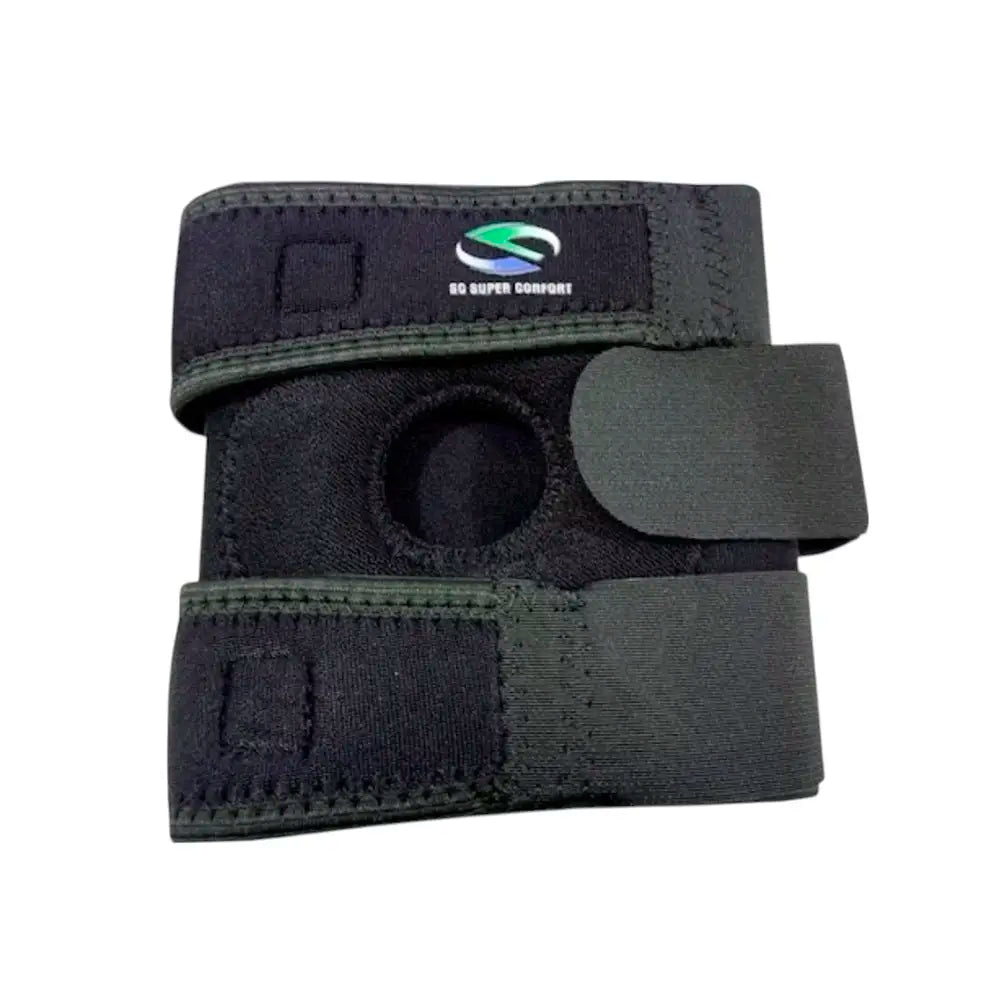 Rodillera abierta corta con Centraje de Rótula en Neopreno