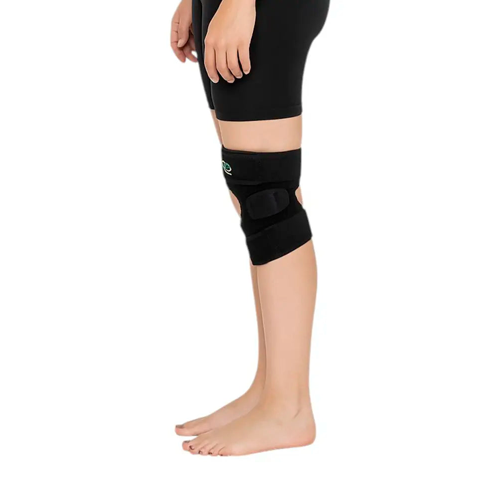 Rodillera abierta corta con Centraje de Rótula en Neopreno