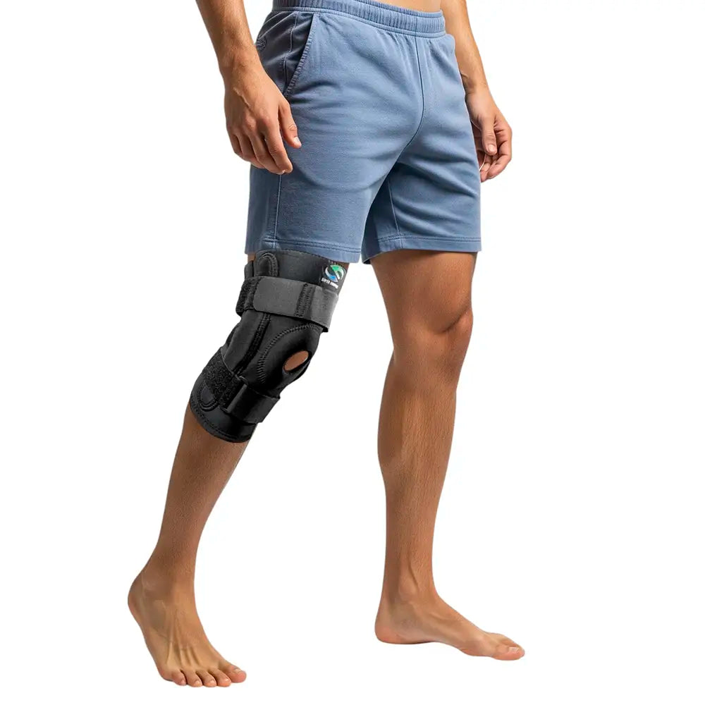 Rodillera con Soportes Laterales (Mecánica Abierta)