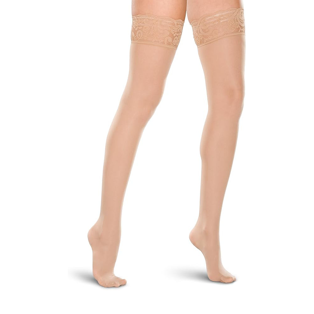 Medias de Mediana Compresión con Encaje